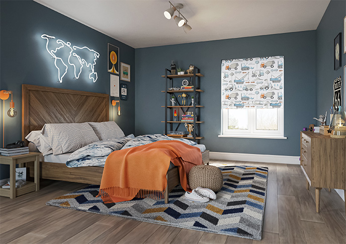 Tinker Town, Berry Burst - Roman Blind - Image 6